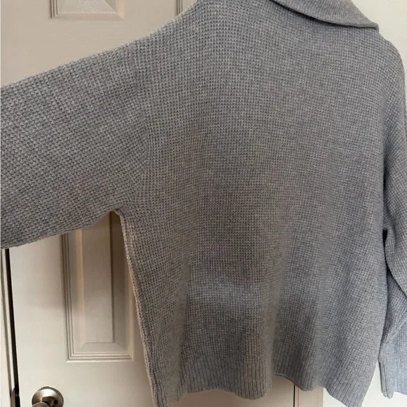 Aerie CozyUp Waffle Button Sweater Size Xl - Picture 5 of 5